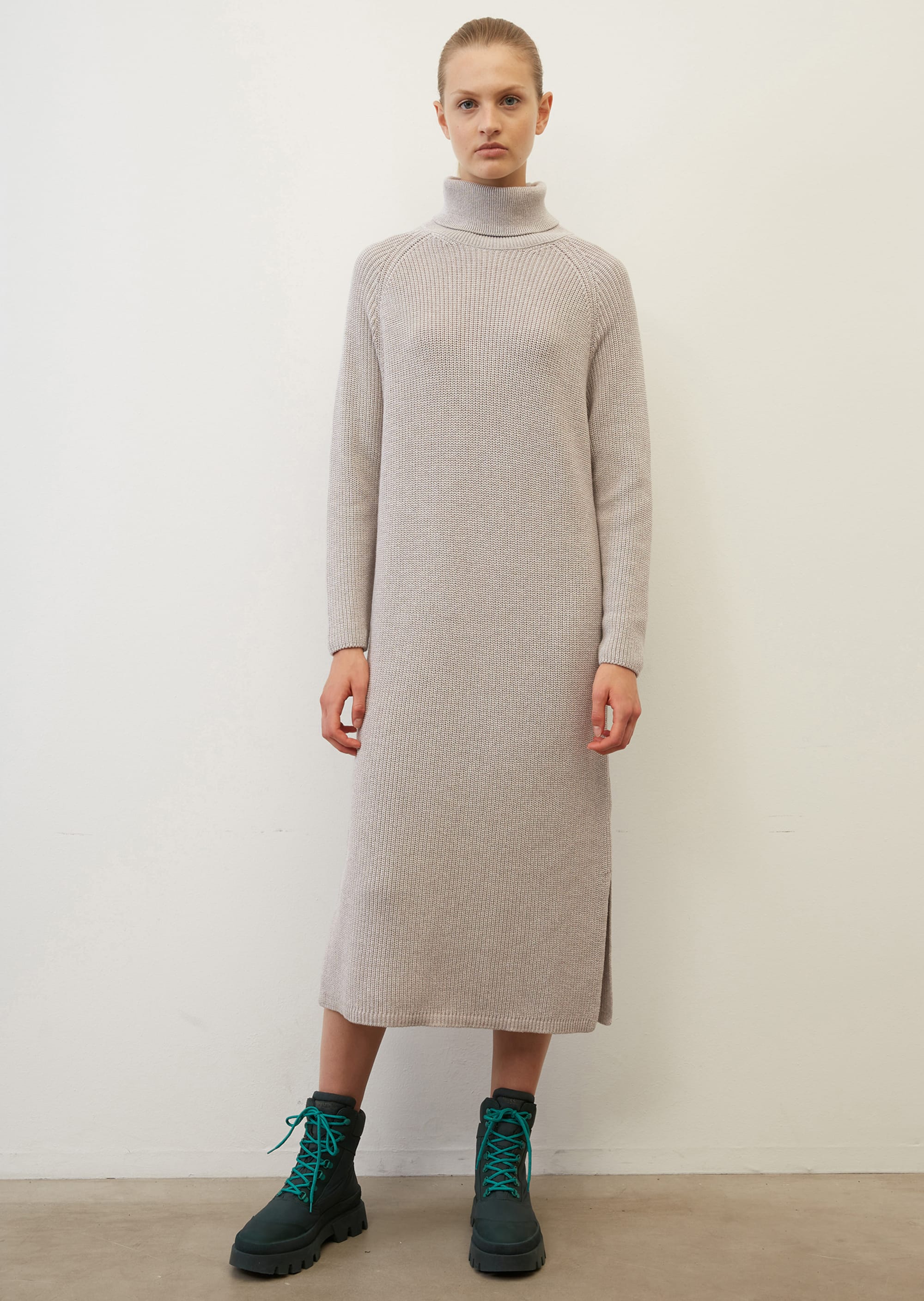 Свободное платье-свитер из органической хлопковой пряжи  для женщин Marc o'Polo