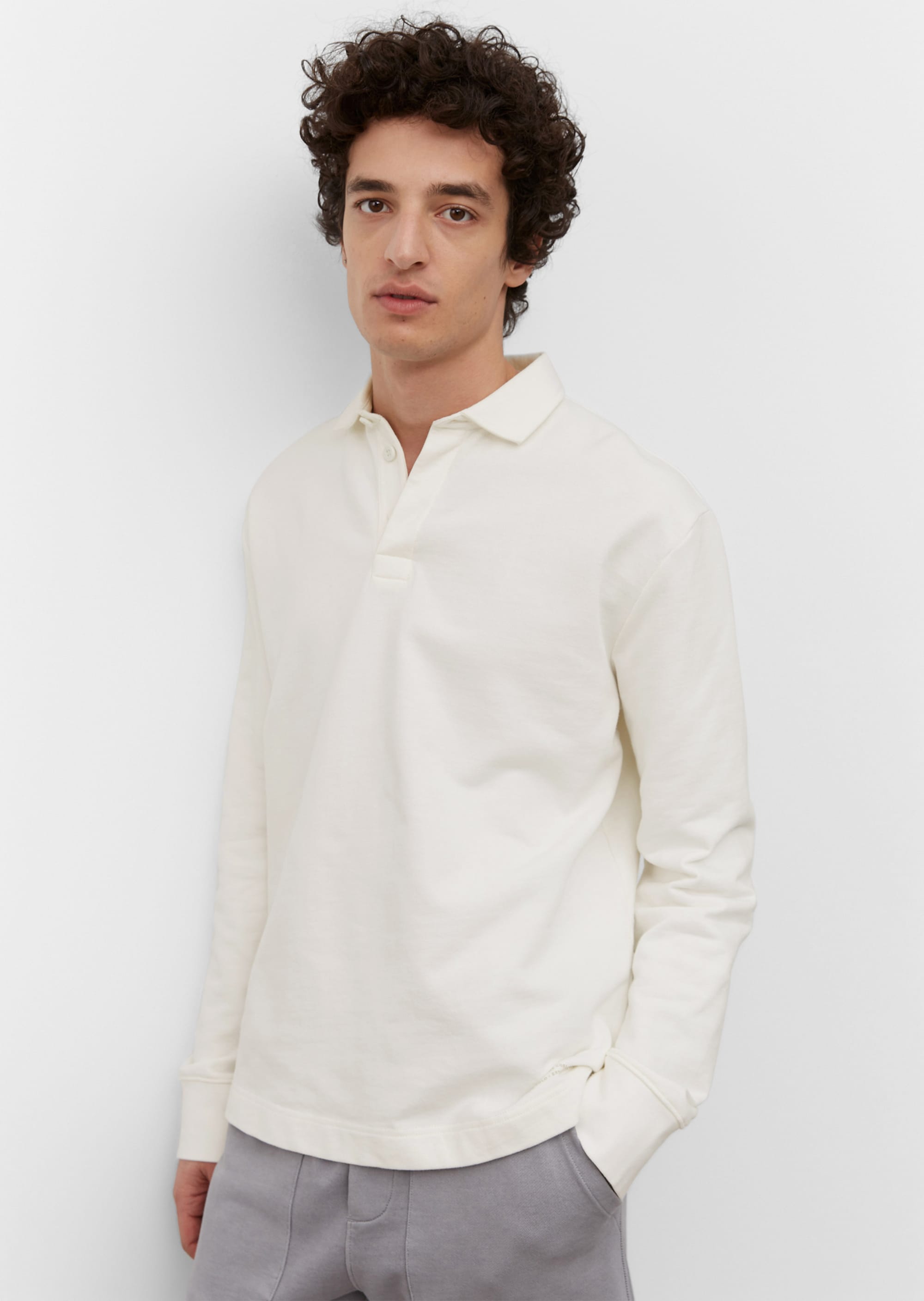 Рубашка-поло из чистого органического хлопка для мужчин Marc o'Polo