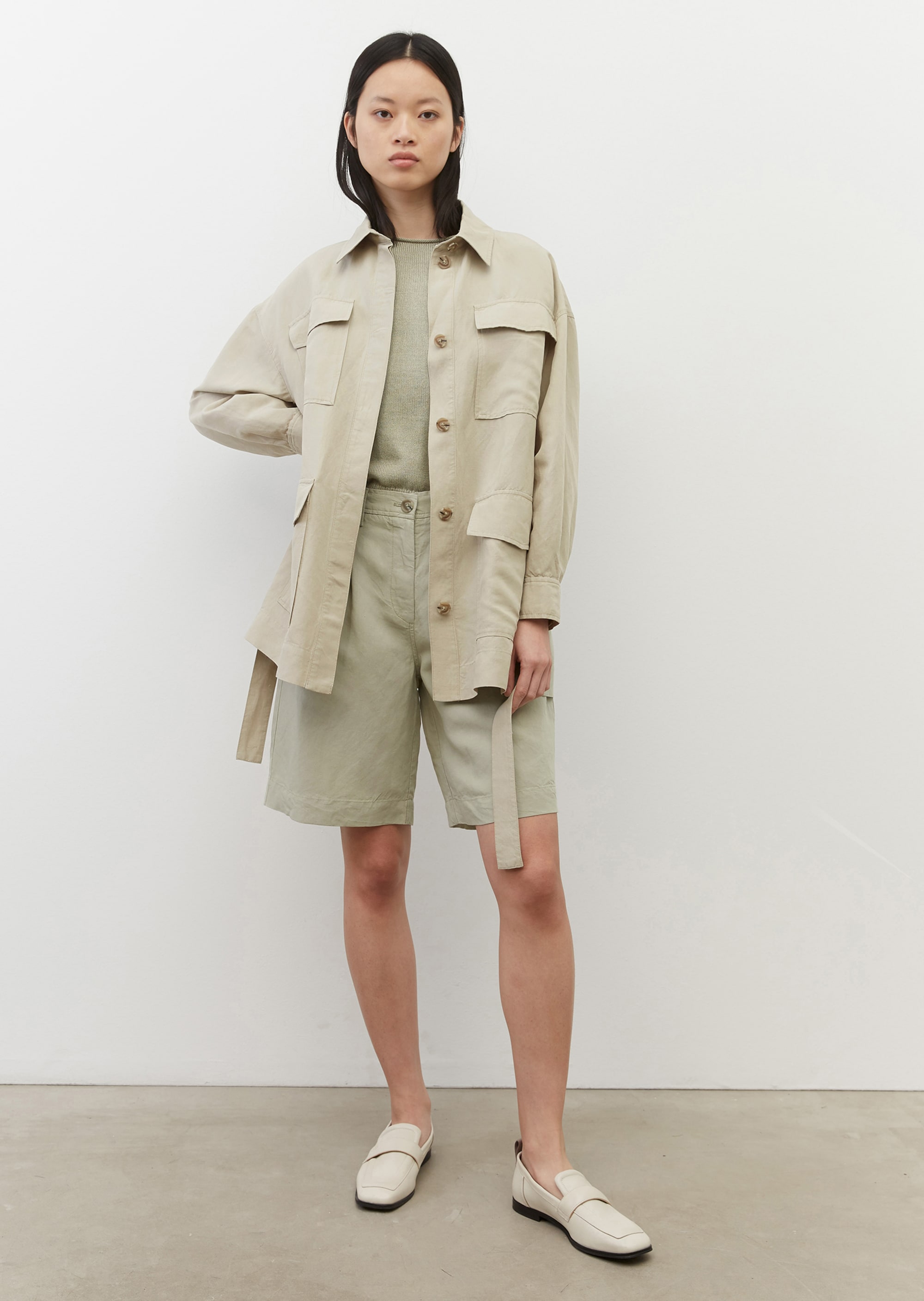 Куртка в утилитарном стиле из смеси лиоцелла и льна для женщин Marc o'Polo
