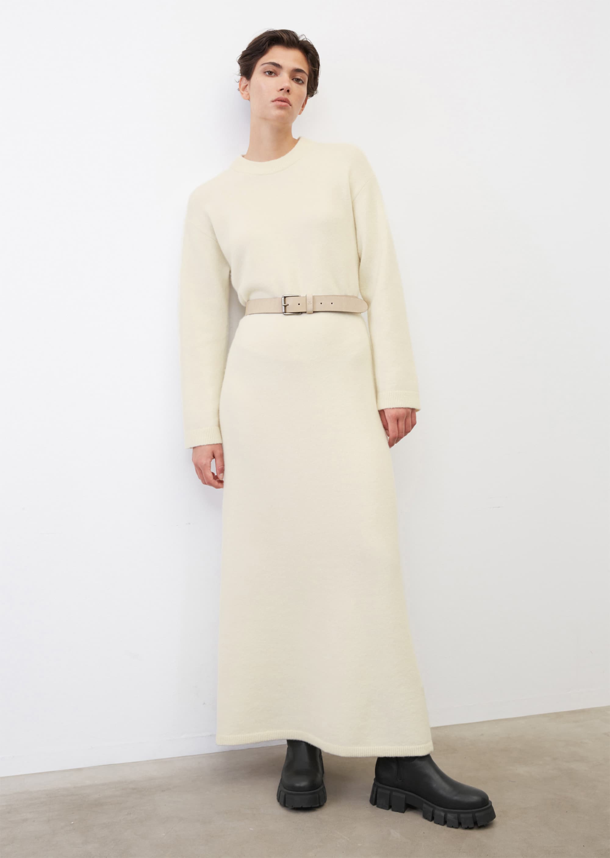 Трикотажное платье макси из смесовой шерсти new wool  для женщин Marc o'Polo