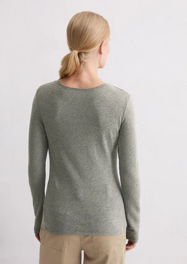 Лонгслив из органического хлопка