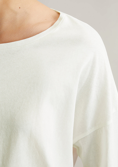 Лонгслив из органического хлопка