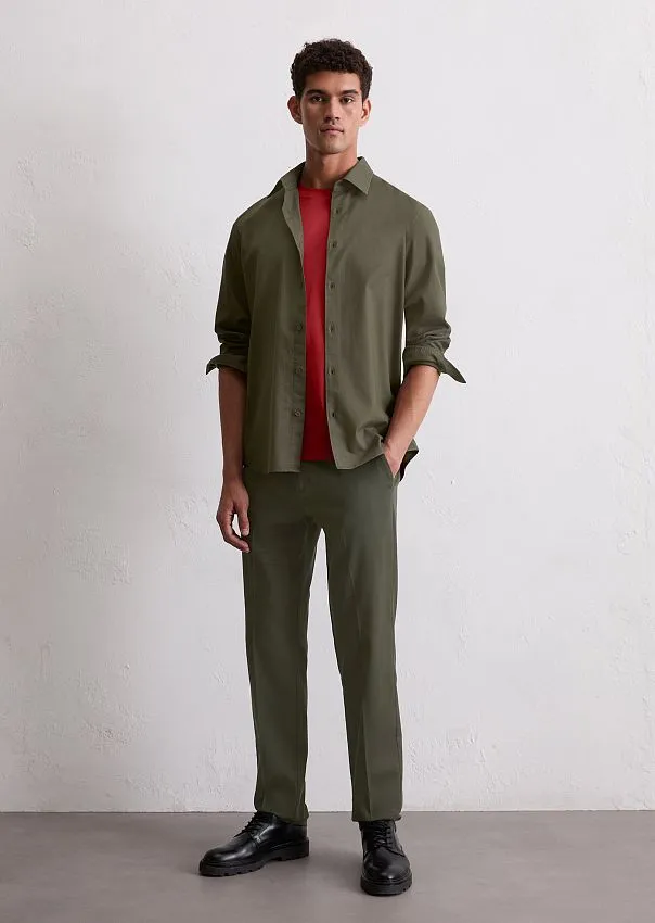 Рубашка из смеси органического хлопка и лиоцелла Marc o'Polo - фото 3