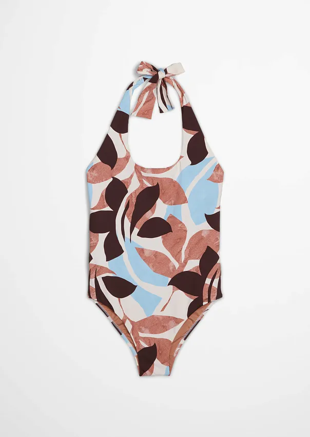 Купальник слитный с открытой спиной