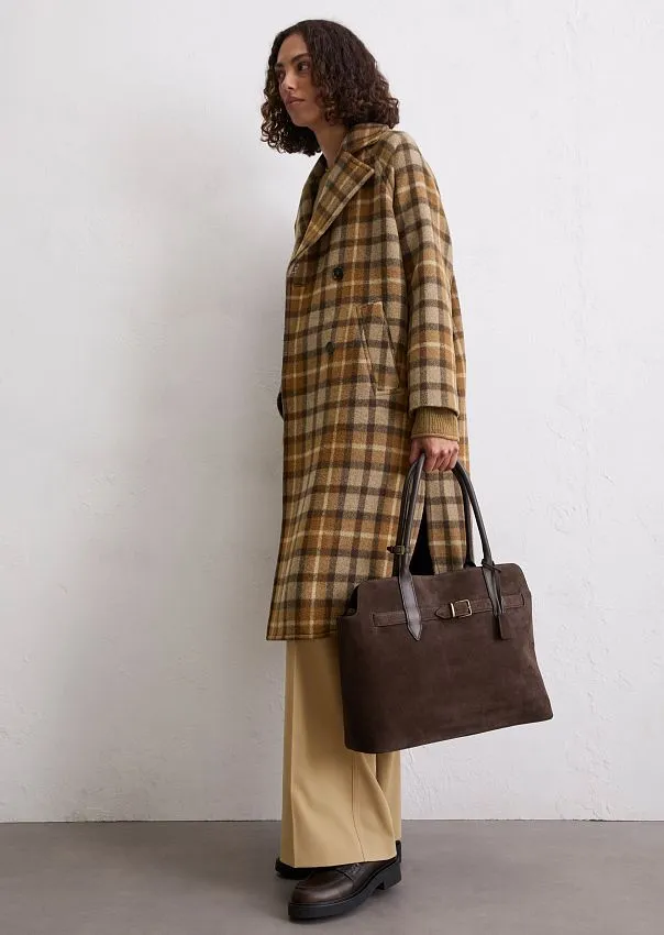 Сумка-тоут из натуральной замши Marc o'Polo - фото 4