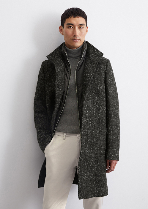 Пальто из смесовой шерсти
