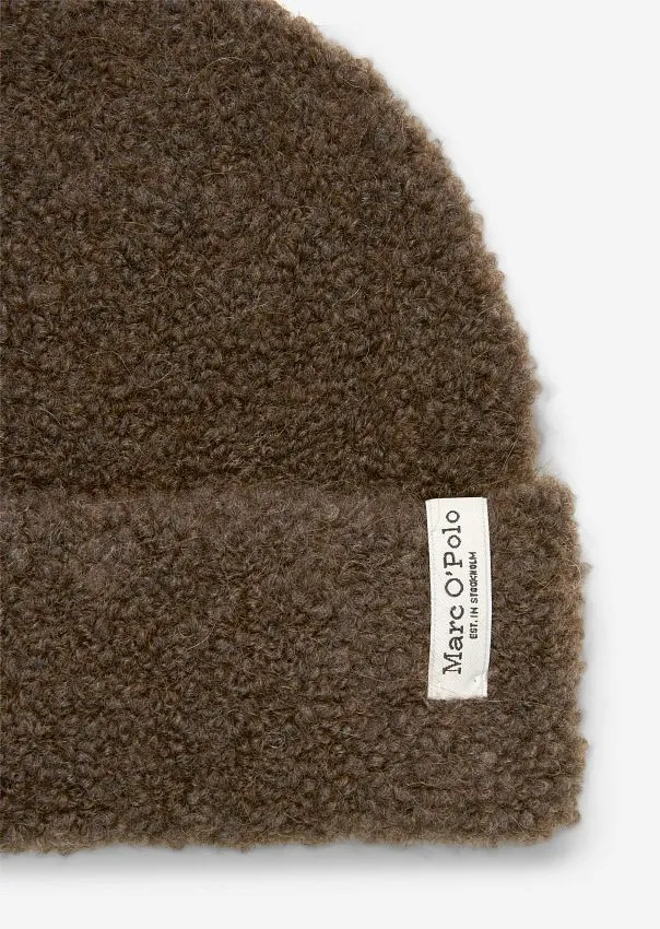 Шапка из смесовой буклированной пряжи Marc o'Polo - фото 2