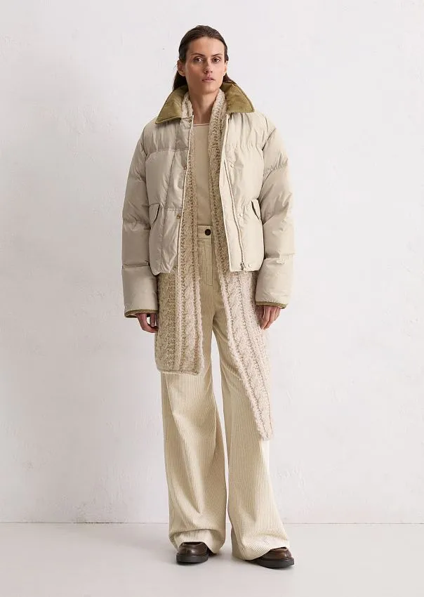 Пуховик с вельветовым воротником Marc o'Polo - фото 1