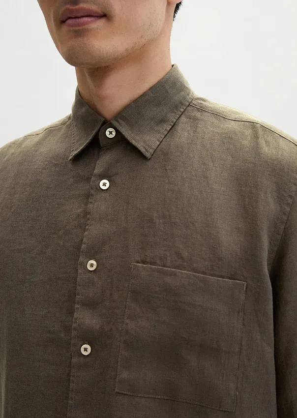Рубашка изо льна
