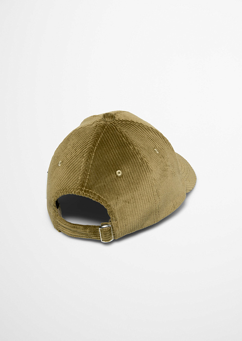 Бейсболка вельветовая из смесового хлопка