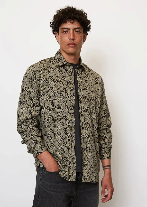 Рубашка с узором пейсли из органического хлопка Marc o'Polo - фото 1