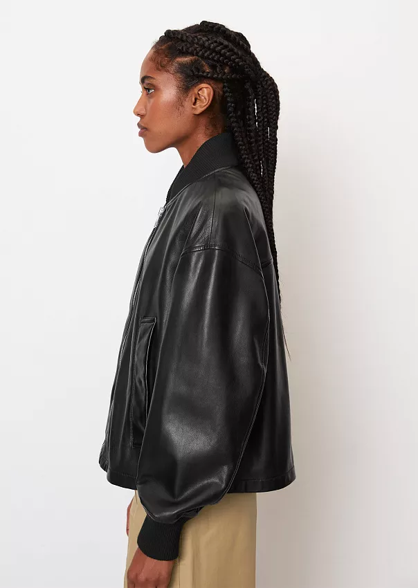 Куртка из кожи наппа Marc o'Polo - фото 5