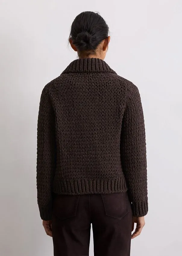 Кардиган из "кашемировой" пряжи Chenille Marc o'Polo - фото 2