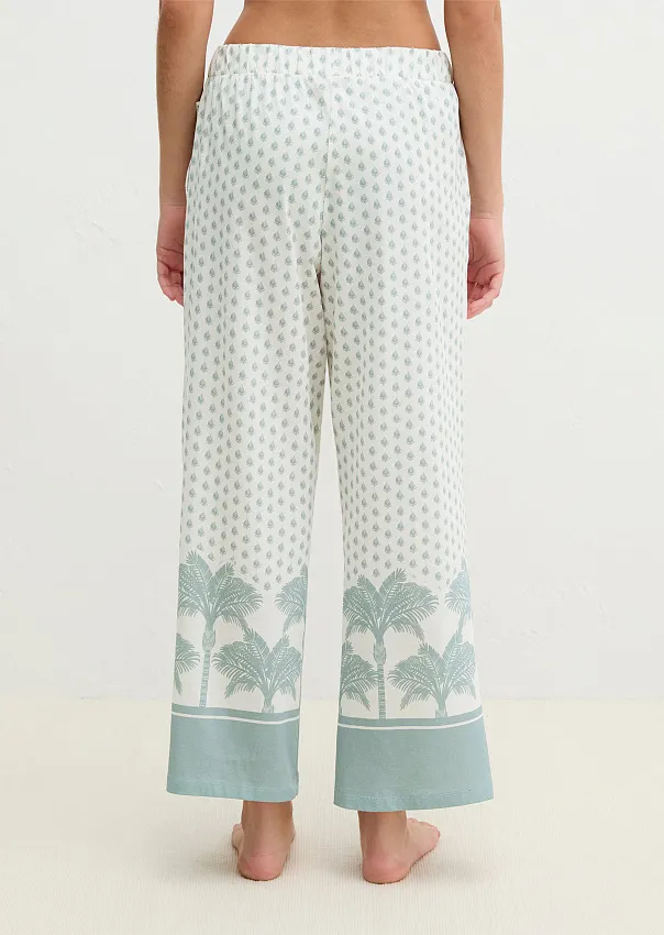 Брюки из хлопкового джерси
