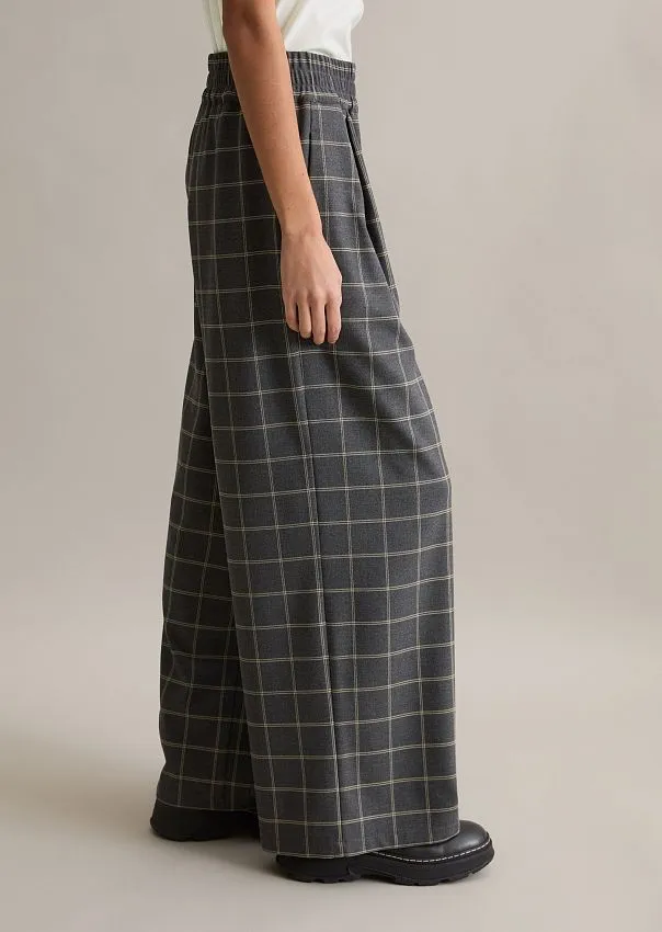 Брюки широкие из смесовой вискозы Marc o'Polo - фото 5