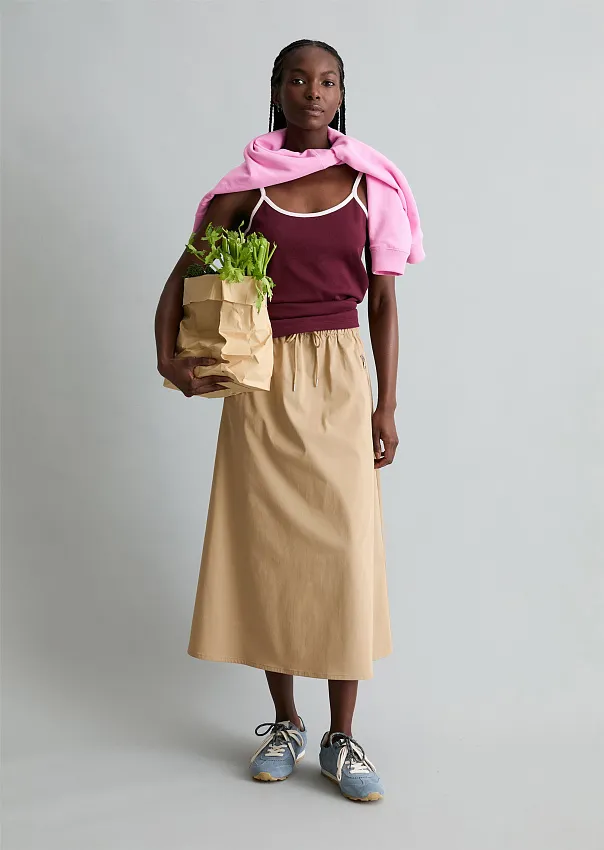 Юбка из эластичного хлопка