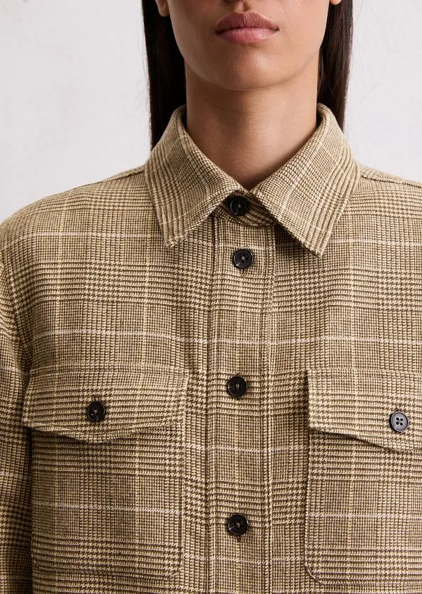 Верхняя рубашка из смесовой шерсти Marc o'Polo - фото 4