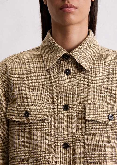 Рубашка верхняя из смесовой шерсти