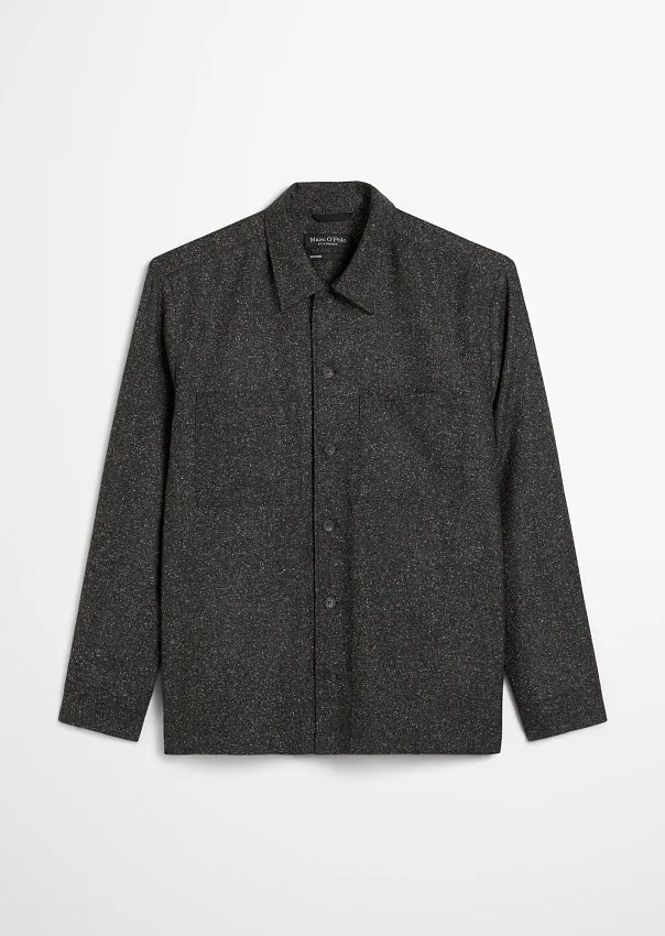 Верхняя рубашка из смесовой шерсти Marc o'Polo - фото 6