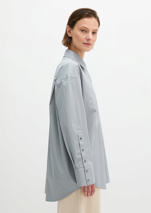 Рубашка из хлопкового поплина