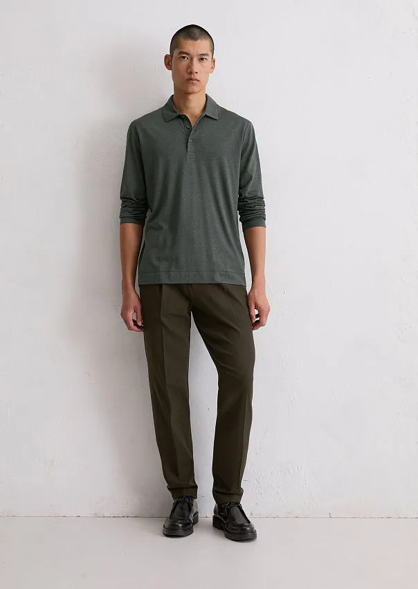 Поло с длинными рукавами Marc o'Polo - фото 3