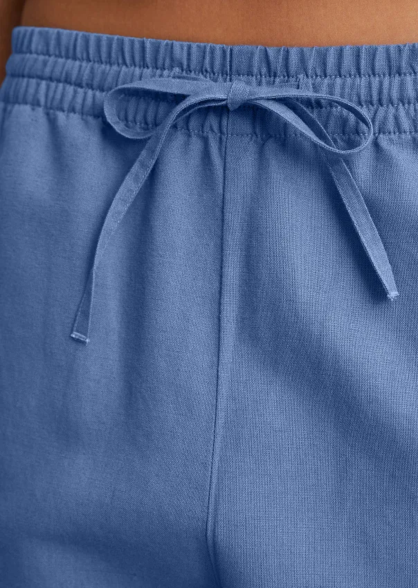 Брюки широкие изо льна и органического хлопка Marc o'Polo - фото 4