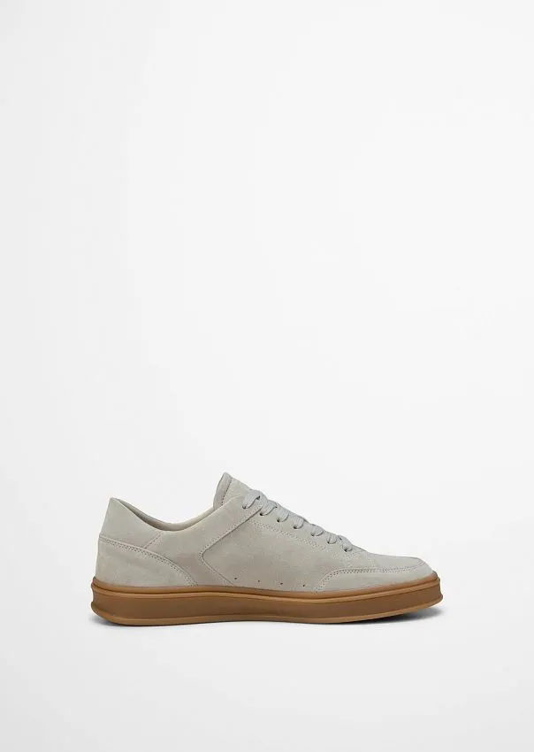 Кеды из натуральной замши