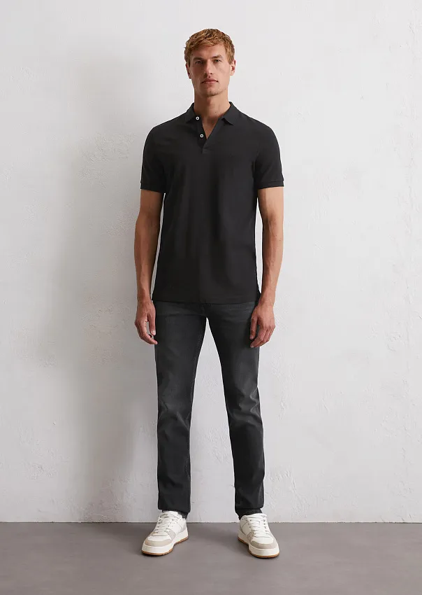 Поло из смесового хлопка Marc o'Polo - фото 3