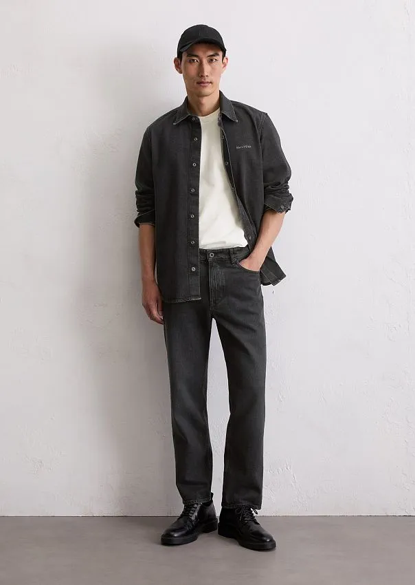 Джинсовая рубашка из органического хлопка и вискозы Marc o'Polo - фото 3