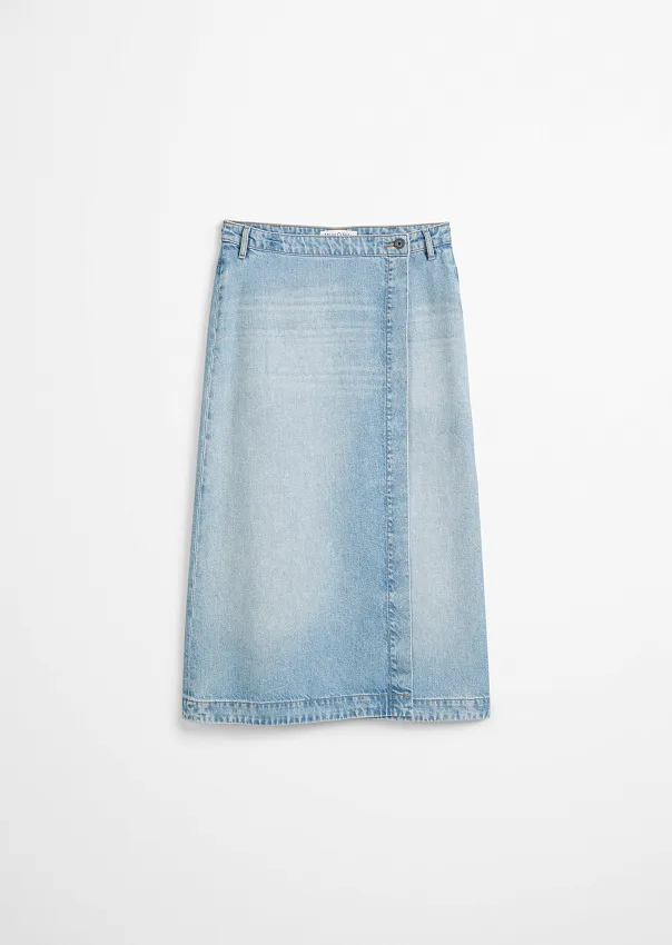 Джинсовая юбка из лиоцелла и органического хлопка Marc o'Polo - фото 6