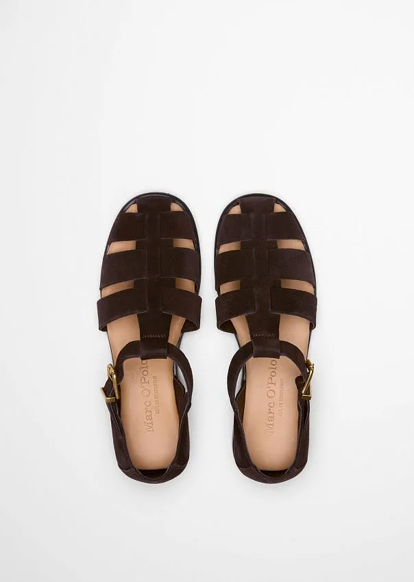 Сандалии Fiona из натуральной замши Marc o'Polo - фото 4