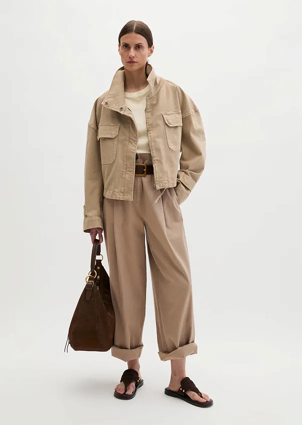 Куртка джинсовая из смесового хлопка
