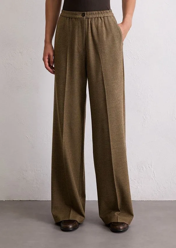 Широкие фланелевые брюки Marc o'Polo - фото 3