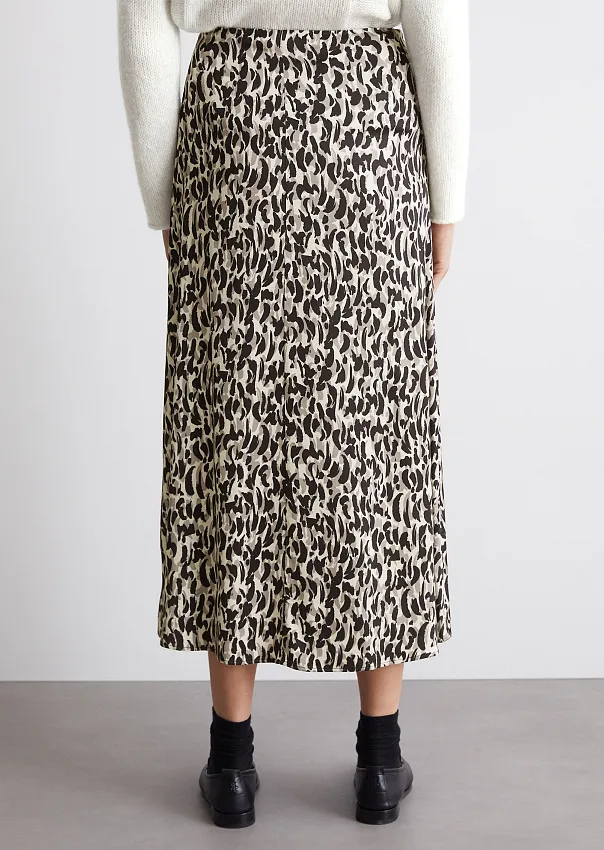 Расклешенная юбка из смесовой вискозы