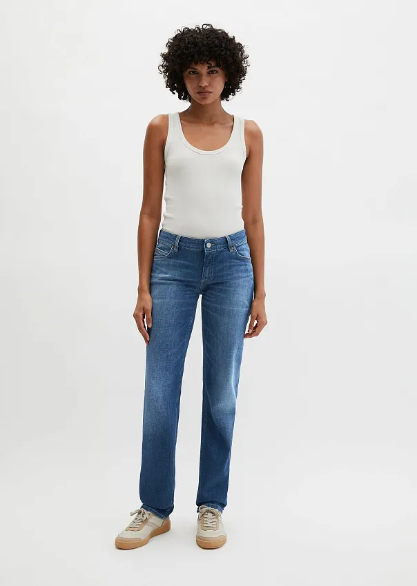 Джинсы прямые из итальянского денима