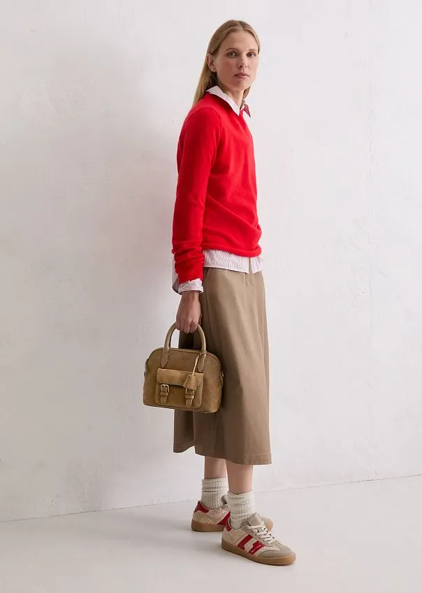 Сумка кросс-боди из натуральной замши Marc o'Polo - фото 4