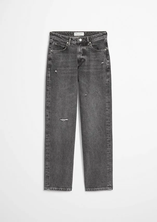 Джинсы прямые Leby из смесового хлопка  Marc o'Polo - фото 6