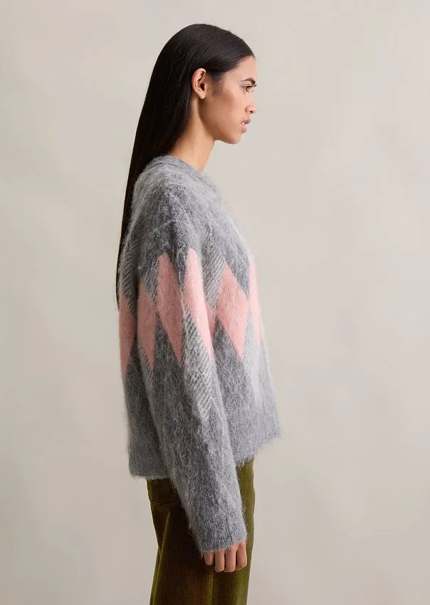 Мягкий свитер из смеси натуральной шерсти и мохера Marc o'Polo - фото 5