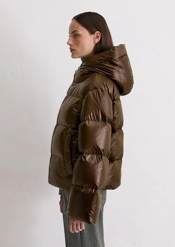 Пуховик из глянцевого нейлона Marc o'Polo - фото 5