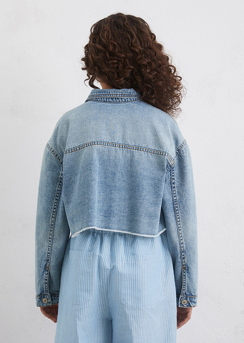 Куртка джинсовая из органического хлопка