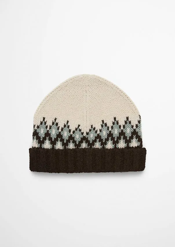 Вязаная шапка из смеси хлопка и шерсти  Marc o'Polo - фото 1