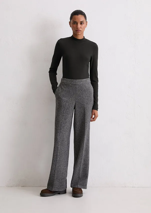 Лонгслив в рубчик из мягкого модала Marc o'Polo - фото 3