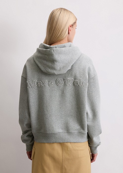 Худи на молнии из органического хлопка