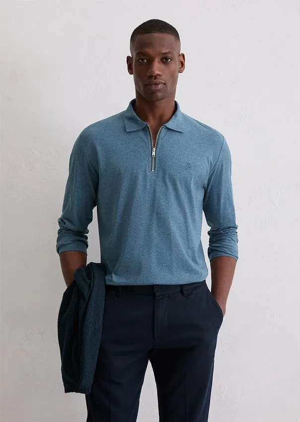 Поло из джерси на молнии
 Marc o'Polo - фото 1