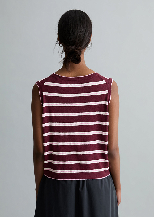 Жилет из хлопка и модала
