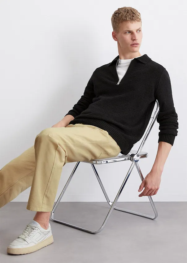 Джемпер из смесового хлопка