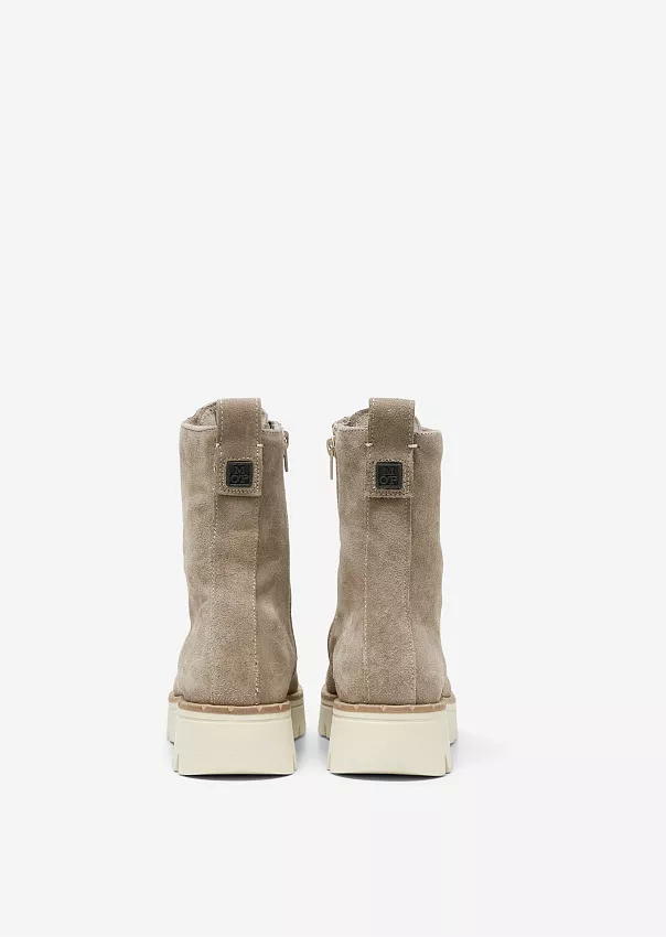 Высокие ботинки на шнуровке и молнии Marc o'Polo - фото 3