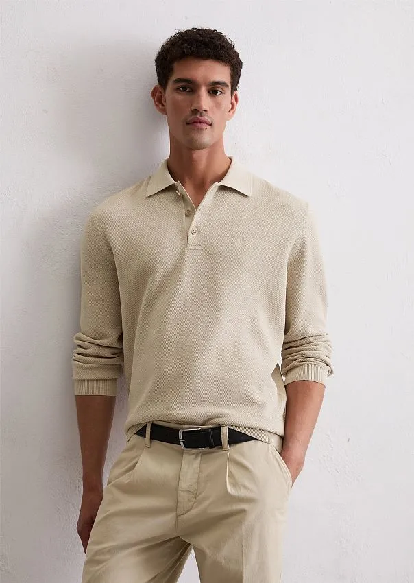 Поло с длинными рукавами Marc o'Polo - фото 1