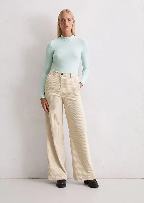 Лонгслив в рубчик из мягкого модала Marc o'Polo - фото 3