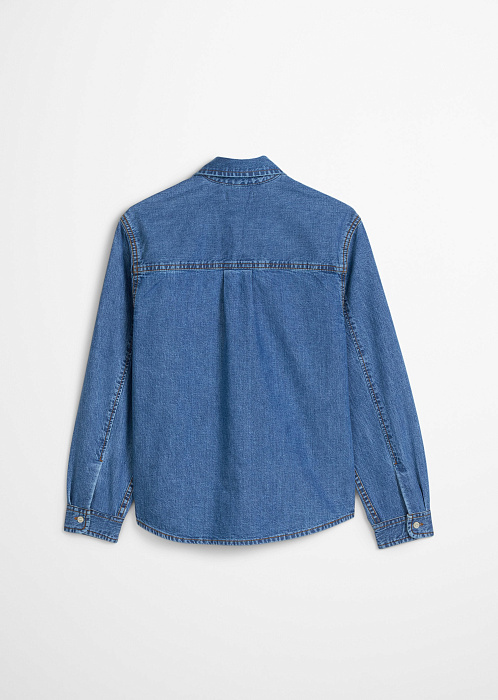Рубашка верхняя из денима

